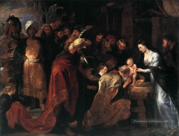 Adoration des mages Baroque Peter Paul Rubens Peinture à l'huile
